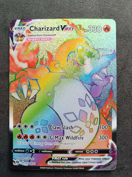 Charizard VMAX 074/073 – Champion's Path – Rainbow Rare Secret Rare