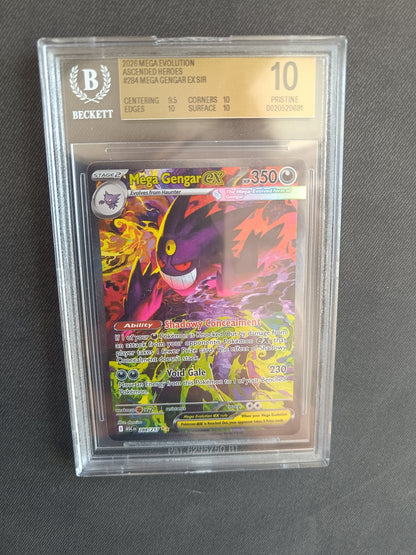 Mega Gengar ex #284 – Ascended Heroes – BGS 10 Pristine