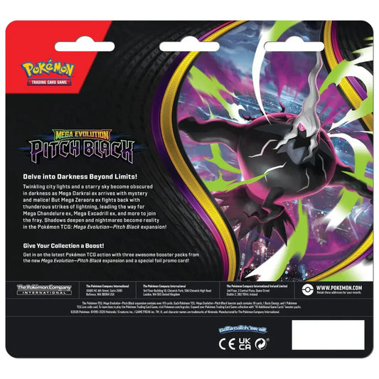 Pokémon TCG: Pitch Black 3-Pack Blister