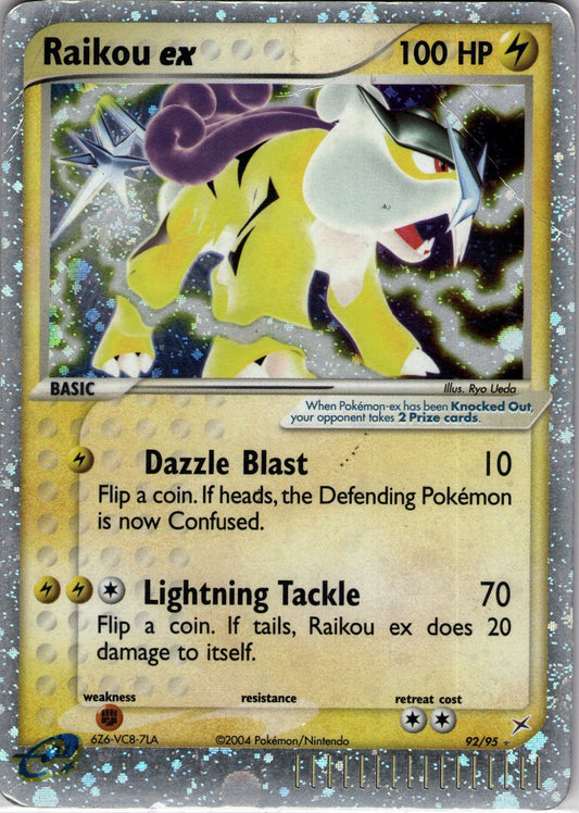 Raikou EX #92 Pokemon Team Magma & Team Aqua HP