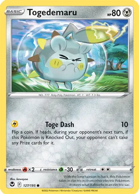 Togedemaru - Silver tempest #127