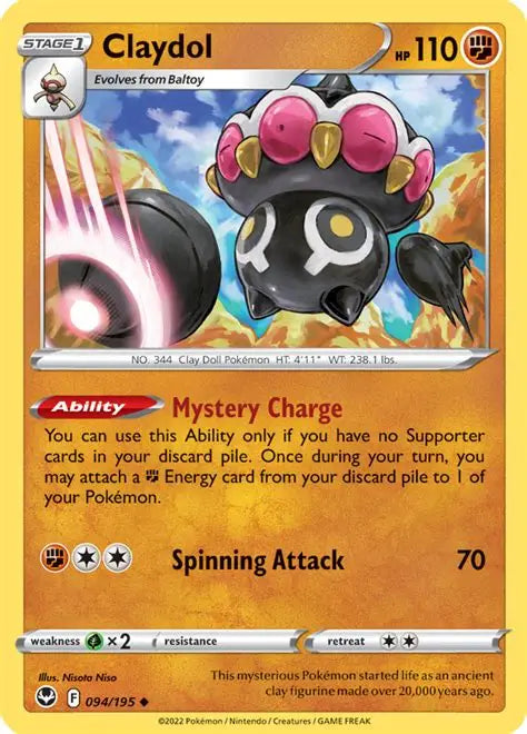 Claydol - Silver tempest #094