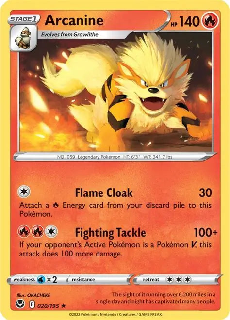 Arcanine - Silver tempest #020