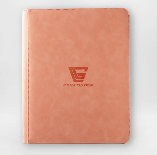 Gemloader Toploader Binder – 216 kort (3"x4") – Pink Edition