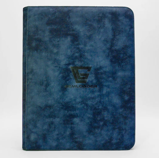 Gemloader Toploader Binder – 216 kort (3"x4") – Blue Edition
