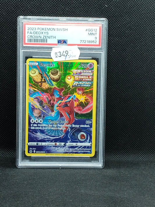 Pokémon Deoxys FA #GG12 Crown Zenith – PSA 9 (Mint)