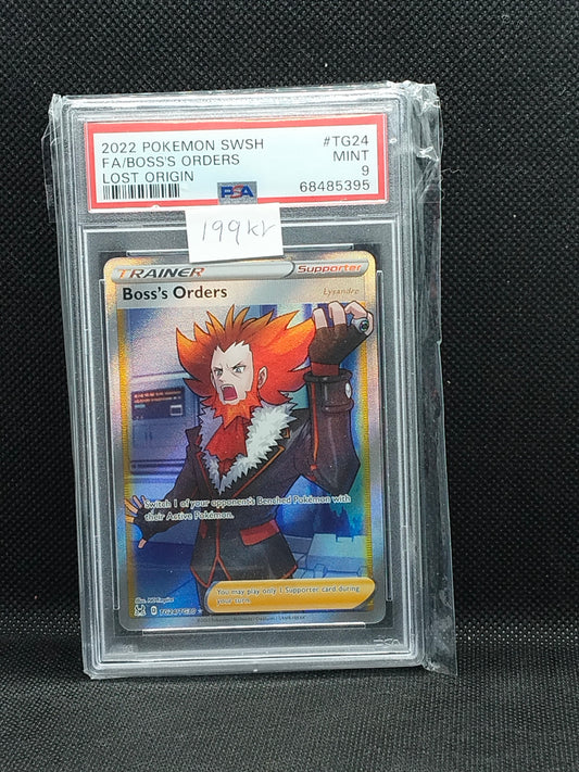 Pokémon Boss’s Orders FA TG24 Lost Origin (2022) – PSA 9 (Mint)
