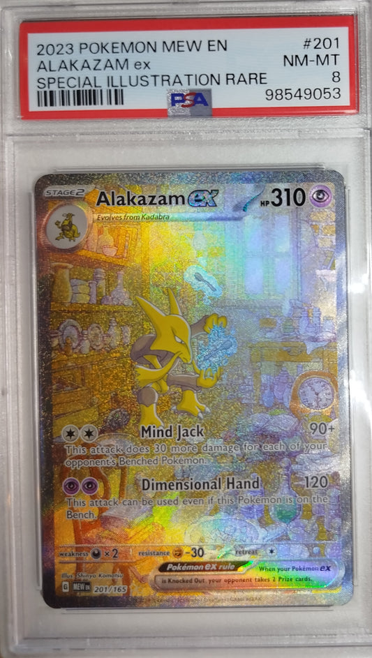 2023 Pokemon Mew en Alakazam ex Spacial illustration rare