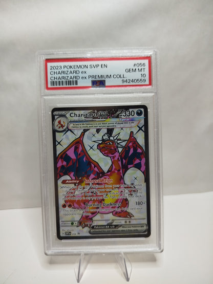 2023 POKEMON SVP EN CHARIZARD EX PREMIUM COLL GEM MT 10