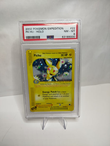 2002 POKEMON EXPEDITION PICHU-HOLO NM-MT 8