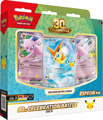 Pokémon TCG: 30th Celebration Battle Deck – Espeon ex FORUDBESTILLING