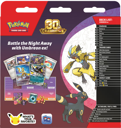 Pokémon TCG: 30th Celebration Battle Deck – Umbreon ex