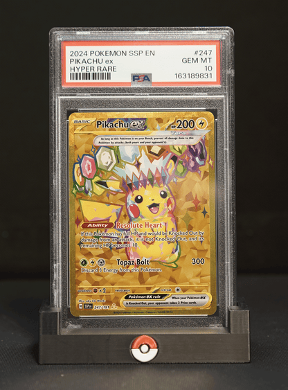 Pokemón Pikachu EX SSP HYPER RARE - PSA 10 GEM MINT
