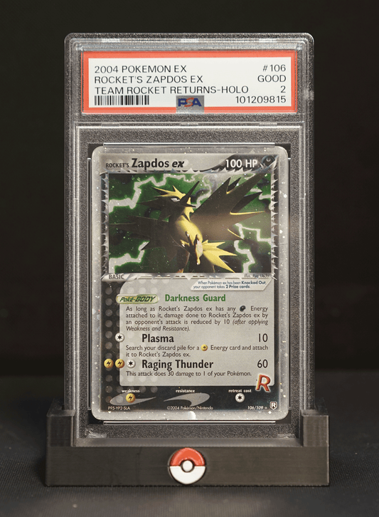 Pokemón Rockets ZAPDOS EX PSA 2