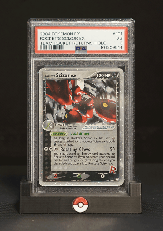 Pokemón Rocets SCIZOR EX PSA 3