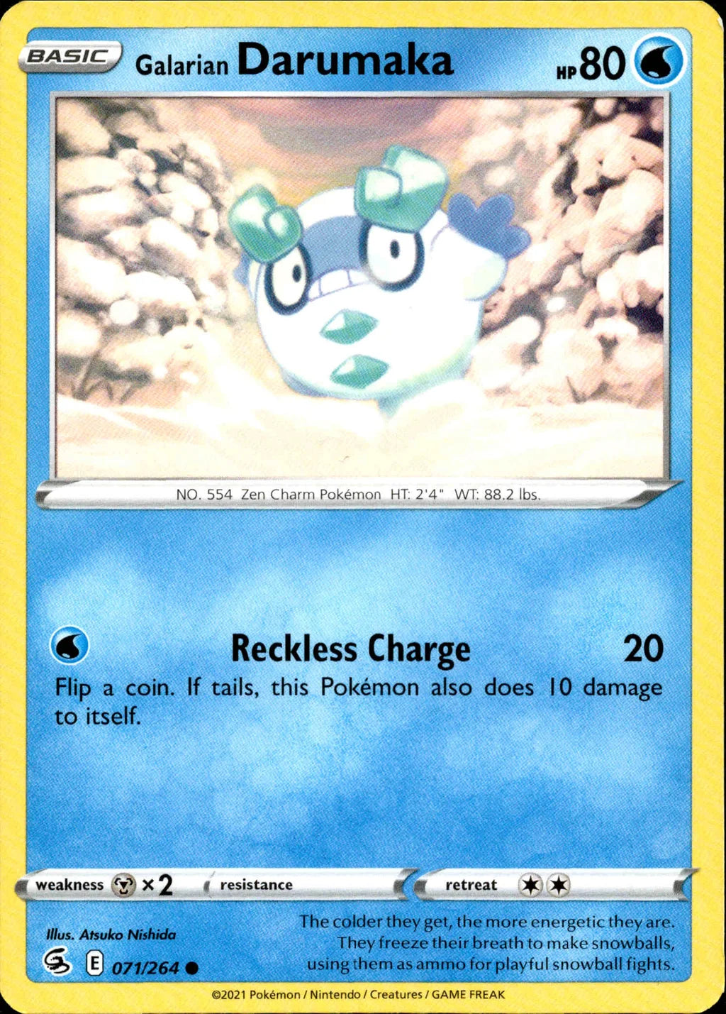 Fusion Strike - Galarian Darumaka #071