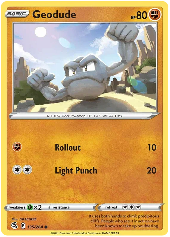 Fusion Strike- Geodude #135