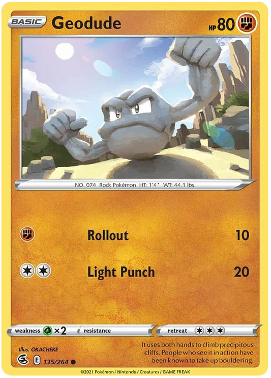 Fusion Strike- Geodude #135