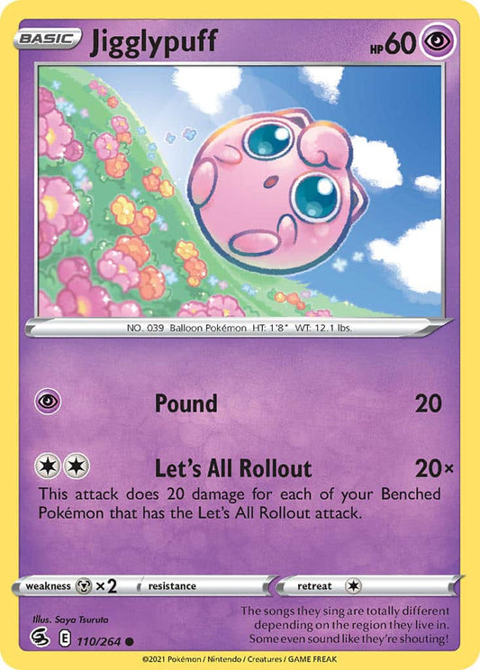 Fusion Strike Jigglypuff #110