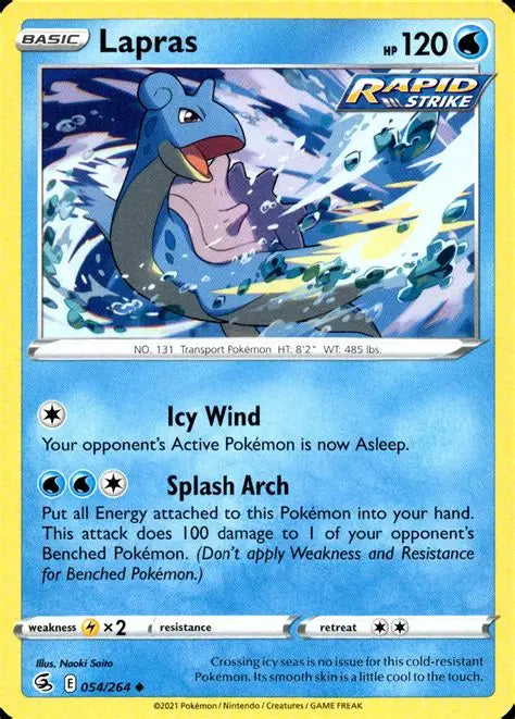 Fusion Strike - Lapras #054