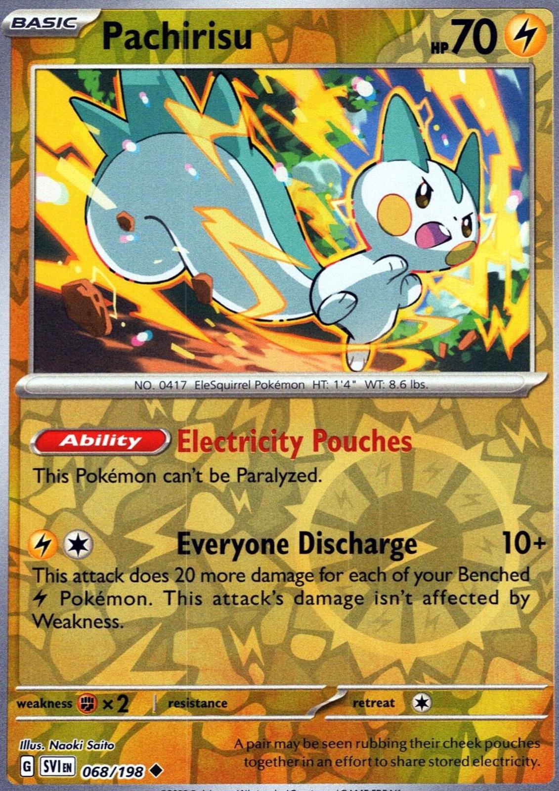Scarlet & Violet  Pachirisu #068