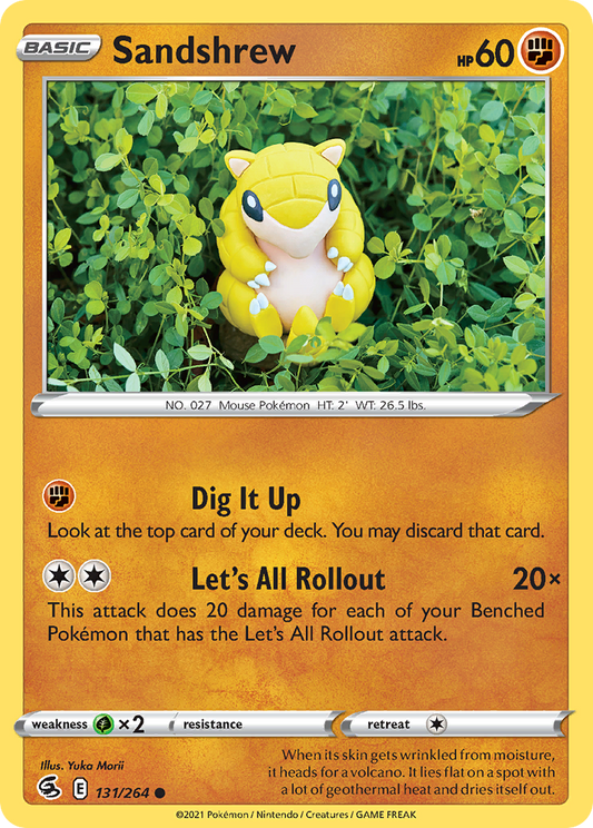 Fusion Strike- Sandshrew #131