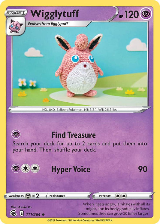 Fusion Strike- Wigglytuff #111
